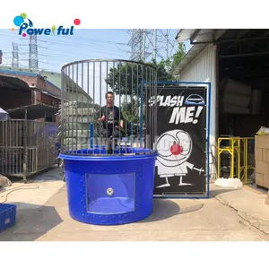 Cortile giochi di carnevale Splash Dunk Tank produttore noleggio cabine serbatoio di sterco d'acqua in vendita