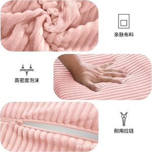 Canapé pour enfants Giving Tree en polaire rose, entièrement en éponge, détachable et lavable, pour filles de 2 ans et plus - Product Image 3