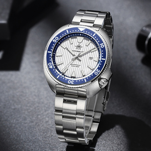 Addiesdive AD2507 Orologio Subacqueo da <span class=keywords><strong>Uomo</strong></span> Stile Minimalista Quadrante a Righe Ghiera in Ceramica Impermeabile 200M Luminoso - Product Image 1