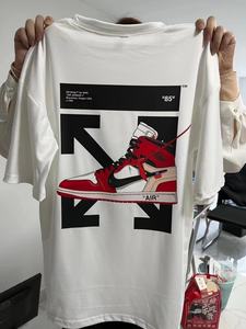 تيشيرتات قطنية 100% عالية الجودة للبيع بالجملة تيشيرتات تيشيرتات سادة مطبوعة حسب الطلب مقاس كبير باللون الأبيض من طراز للبيع بالجملة تيشيرت أبيض مقاس كبير - Product Image 6