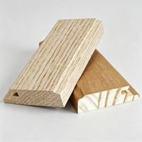 Ensemble de cadres de porte intérieurs en bois, cadre de porte de placard, lignes décoratives en bois massif de haute qualité, vente en gros