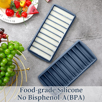 Silicone de qualité alimentaire (plateaux à lait) plateaux de stockage pour congélateur de lait maternel réutilisables congeler et conserver votre lait et vos aliments pour bébés