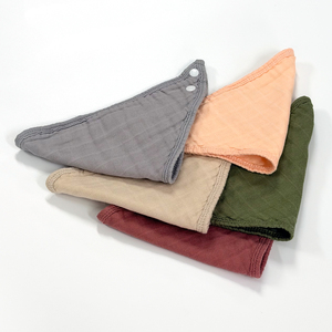 <span class=keywords><strong>Serviette</strong></span> triangulaire en coton de bambou pour bébé, douce pour la peau, petite <span class=keywords><strong>serviette</strong></span> de poche absorbante et respirante, bavoirs doux pour bébé – Vente chaude - Product Image 2