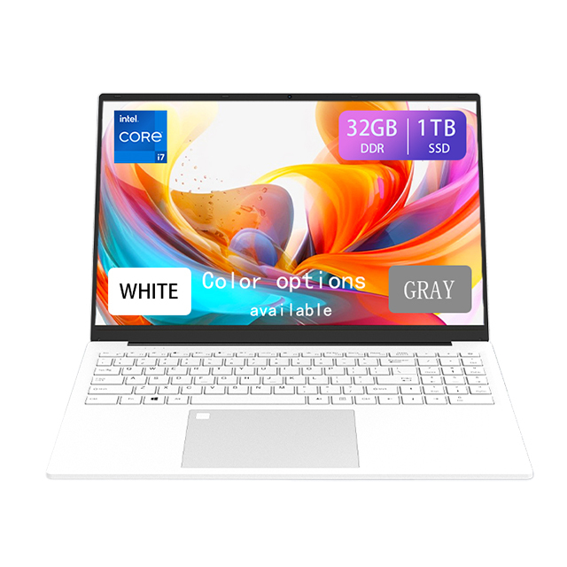 Intel Core I7-1060NG7 16-inch Portable Ultra-thin Laptop Win11 High-performance DDR 16 Memory 1TB SSD Business Laptop Computer