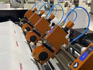 Machine de découpe et d'emballage automatique de feuilles pour <span class=keywords><strong>hamburger</strong></span> alimentaire en papier silicone - Product Image 3