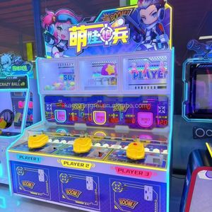 Machine de jeu d'arcade électronique de tir à 3 joueurs pour aire de jeux pour enfants, machine à monnayeur de cadeaux, fabricant - Product Image 6