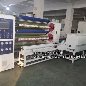 Slitter And Rewinder Machine LY 600 Automatic Adhesive Tape Rewinder Slitter Making Machine