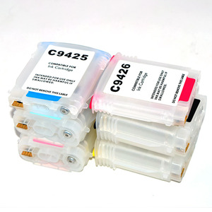 Cartouche d'encre rechargeable BOMA pour HP11 <span class=keywords><strong>82</strong></span> 84, compatible avec les imprimantes <span class=keywords><strong>HP</strong></span> Designjet 10 20 50 120, avec puce ARC. - Product Image 4