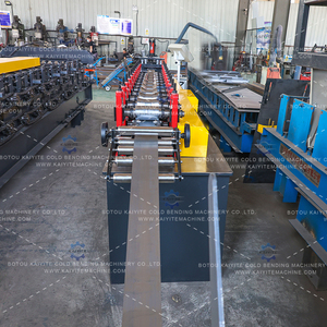 Công nghiệp màn trập cửa kênh dây chuyền sản xuất máy hoàn toàn tự động nhiệm vụ nặng nề hình chữ U đường sắt hướng dẫn cuộn hình thành thiết bị - Product Image 3