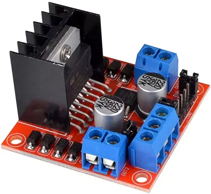 L298N drive board module double H-bridge DC stepping motor drive controller for Arduino intelligent robot DIY car