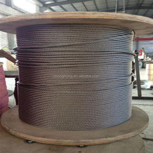 6x19 + एफसी स्टील Caboe रस्सी तारों 4mm/6mm/8mm स्टेनलेस स्टील के तार रस्सी से बना AISI304/304L/316/316L चीन आपूर्तिकर्ता - Product Image 5