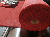 Tapis en PVC antidérapant en spirale, design nouilles/spaghetti, sans support, pour la prospection aurifère, amorti et facile à nettoyer