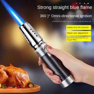 Pistola <span class=keywords><strong>de</strong></span> Llama Ajustable Recargable <span class=keywords><strong>de</strong></span> <span class=keywords><strong>Butano</strong></span> Resistente al Viento Debang DB-606 para Encender Cigarros, Moxibustión, Incienso y Uso en Exteriores - Product Image 5