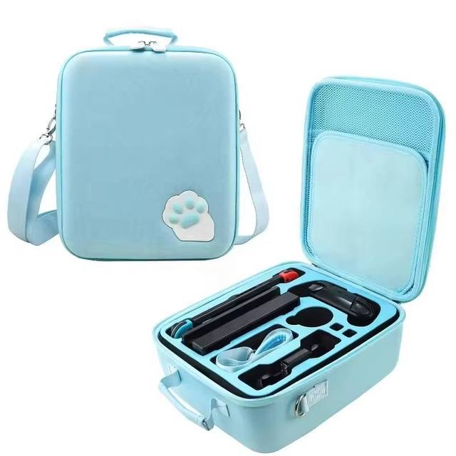 Waterproof Custom EVA Hard Shell Gaming Console Accessories Carrying Case with Foam for Multi-Function Gaming Console EVA Bags