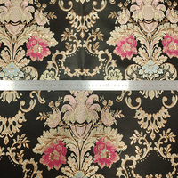 Tissu en fil métallique à fleurs Tissu jacquard Tissu teint en fil pour robe de soirée pour femmes
