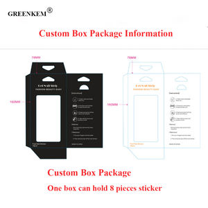 GREENKEM <span class=keywords><strong>2022</strong></span> Vente en gros Autocollants pour ongles en gel semi-durci Non-toxique Autocollant pour ongles semi-durci longue durée - Product Image 5