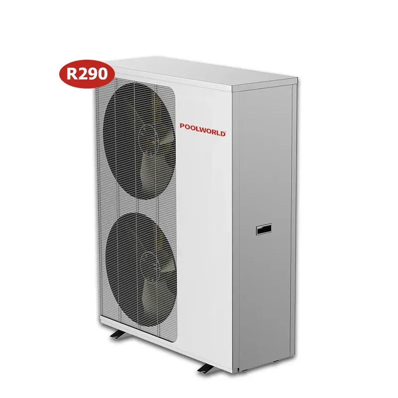 Smart R290 inverter udara penuh, pompa panas AC sumber udara air monobloc inverter dc penuh