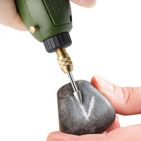 Ensemble d'accessoires rotatifs de 3mm pour la sculpture de la pierre et du verre, 20 pièces