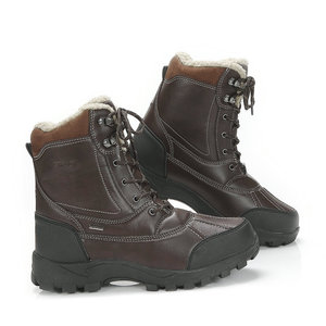 <span class=keywords><strong>Bottes</strong></span> de randonnée chaudes isolées pour la <span class=keywords><strong>chasse</strong></span> pour hommes <span class=keywords><strong>Bottes</strong></span> de neige d'hiver résistantes à l'eau marron foncé pour hommes - Product Image 4
