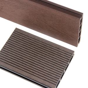 Премиум-класс: Новая дизайнерская террасная доска из композитного материала (WPC) для улицы, экологичная, противоскользящая, для современного сада и террасы - Product Image 3