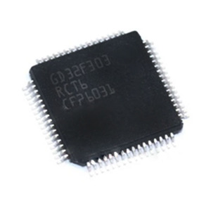 LQFP-64 2.6V ถึง 3.6V ซีพียู 32 บิต 125MHz แฟลช MCU ชิปหน่วยความจำแฟลช ชิปไมโครคอนโทรลเลอร์ของแท้ GD32F303RCT6 - Product Image 1