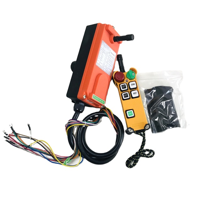 Industrial Waterproof Plastic Radio Remote Control AC/DC Universal Wireless Controller AAA Battery Crane Telecontrol F21-4D IP65