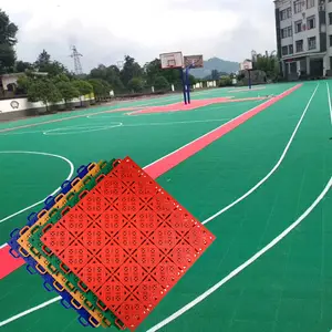 2023 Hot Sale Outdoor Basketball And Volleyball Court Flooring Polypropylene Sports Flooring For Sports Courts