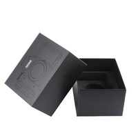 Boîte cadeau avec couvercle et base pour appareil photo, biodégradable, recyclable, rigide, logo personnalisé