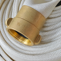 Tuyau d'incendie en caoutchouc personnalisable Tianxing avec raccords filetés en laiton/NST, pression de 8-28 bars, longueur de 15-30 m, tailles de 1'' à 5''