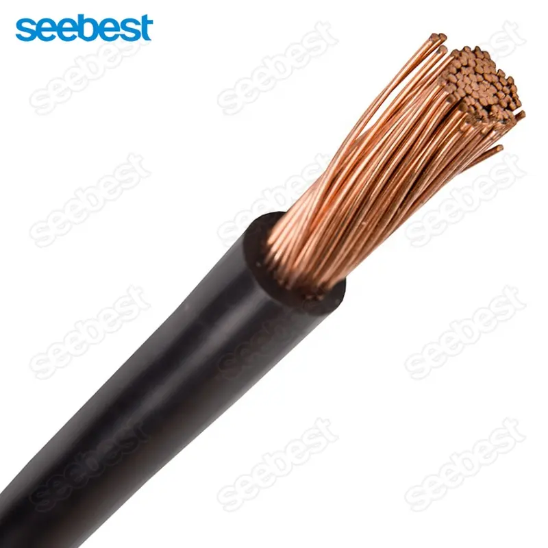 Seebest Factory Wholesale 100% Pure Copper Wire,copper Wire Price Cable H07V-K PVC Solid Insulated Wire 100 Meter/roll 450/750V