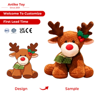 Ensemble de jouets en peluche personnalisés Père Noël, poupée en peluche, jouet doux, coussin en peluche, vente en gros pour cadeau de fête de Noël