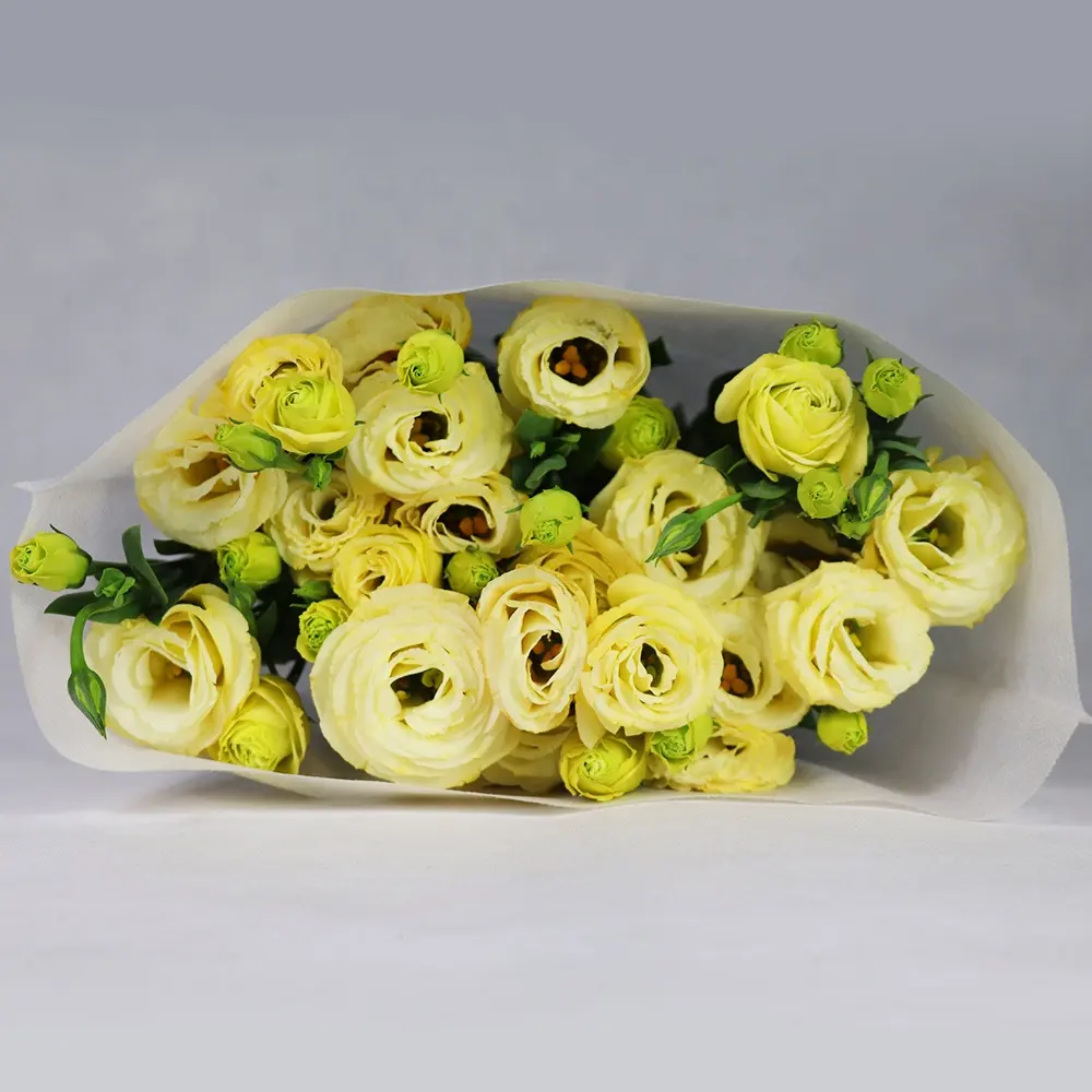 Yunnan Kunming fiori recisi freschi all'ingrosso eustoma, vendita al dettaglio di fioristi, per la decorazione di nozze di arrangiamento di vasi