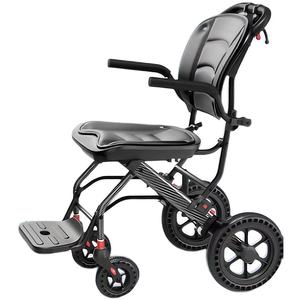 <b>Travel</b> <b>Wheelchair</b> <b>For</b> Disabled Elderly With Handbrakes,Easy To Fold And Carry,Portable Lightweight Aluminum <b>Wheelchair</b> - Product Image 1