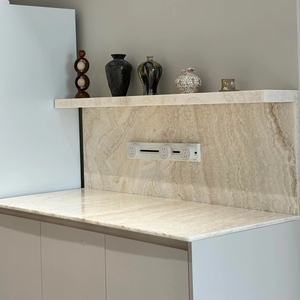 แผ่นหยกเปอร์เซียสีขาวพรีเมียม ขัดเงา/เจียร ตัดตามขนาด ออกแบบตามสั่ง สำหรับเคาน์เตอร์ โต๊ะเครื่องแป้ง ขายส่งจากโรงงานโดยตรง - Product Image 4