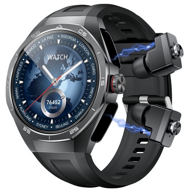 G97 2 in 1 Smart Watch with Wireless Earphones NFC Heart Rate Music Player Sports Smartwatch Earbuds for Men Women