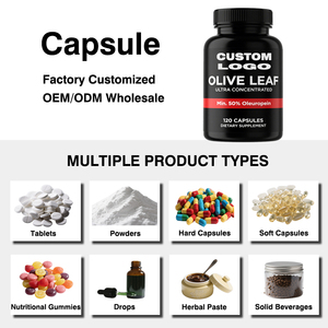 Oem <span class=keywords><strong>cholesterol</strong></span> huyết áp quản lý thảo dược tự nhiên bổ sung 500mg Hữu Cơ Ô Liu lá chiết xuất viên nang để bán - Product Image 4