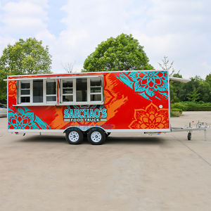 รถพ่วงขายอาหารเร็วรุ่นใหม่ Chammp สำหรับธุรกิจขายฮอทดอก พิซซ่า เบอร์เกอร์ ซุ้มขายอาหารเคลื่อนที่ รถขายของ - Product Image 5