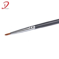 DM kuas rias eyeliner rambut sintetis dengan logo kustom