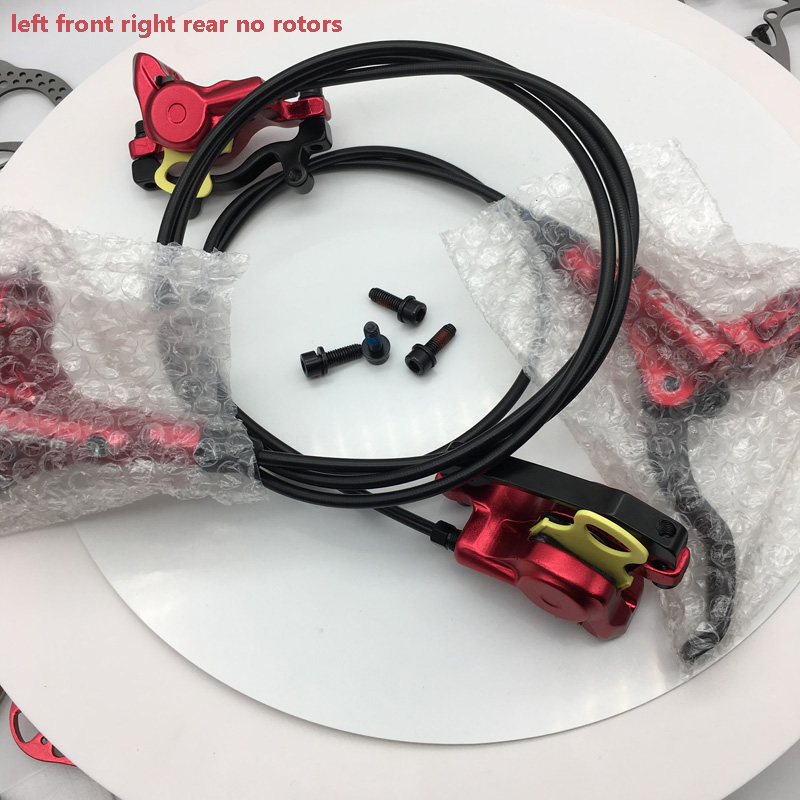 Zoom HB-875 – Freno A Disco Idraulico Per Mountain Bike, Anteriore E Posteriore, Tubi 750 Mm E 1400 Mm, In Alluminio 6061 T6, Pre-sgrassato