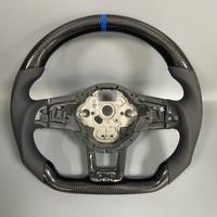 Volante de Fibra de Carbono para Automóvil, Piezas Interiores Automotrices Personalizadas, Directo de Fábrica, para Volkswagen VW Tiguan Amarok Beetle Jetta