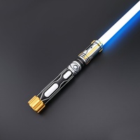 Sabre laser TXQSABER Ghost-A avec poignée métallique, pour duels intensifs, 12+ couleurs changeantes, mouvement fluide et sensible, carte Proffie 2.2, cadeau idéal