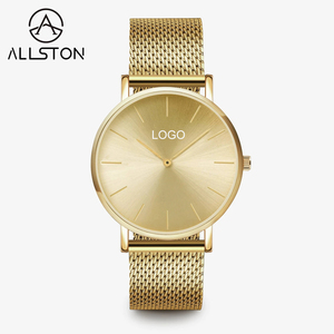 Reloj de Cuarzo de Lujo con Movimiento Japonés, Ultrafino, con Correa de Malla de Acero Inoxidable Estilo Milán, Resistente al Agua hasta 3m - Product Image 6