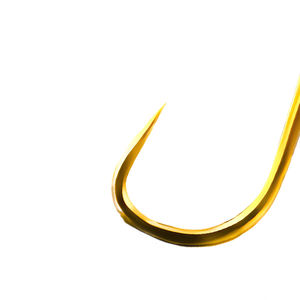 เบ็ดตก<span class=keywords><strong>ปลา</strong></span>เหล็กกล้าคาร์บอนสูงแบบไม่มีเงี่ยง พร้อมปลอกทองพรีเมียม สำหรับ<span class=keywords><strong>ปลา</strong></span>คาร์พขนาดเล็ก <span class=keywords><strong>ปลา</strong></span><span class=keywords><strong>ไหล</strong></span> และปลาปากเล็ก - Product Image 2