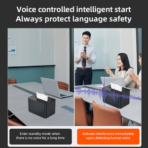 Apariencia de caja de papel dispositivo de protección anti-grabación Monitoreo antiespionaje supresor de ruido blanco ultrasónico - Product Image 4