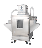 Machine de revêtement en poudre Mochi automatique à grande vitesse, système d'alimentation stable pour une application uniforme, ligne de production alimentaire industrielle