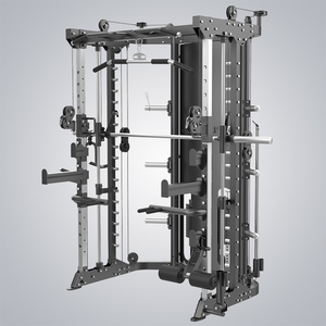 Spedizione Gratuita, Attrezzo Multifunzione per Palestra con Volano, Doppia Puleggia, Trainer Multistazione, Gabbia per Stretching, <span class=keywords><strong>Combo</strong></span> Hack Squat - Product Image 6