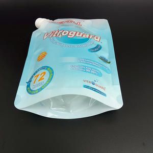 Pochette souple personnalisée thermoscellée avec bec verseur, résistante aux acides et aux alcalis, imprimée en gravure, pour le stockage de liquides chimiques - Product Image 4