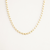 Collar de plata de ley 925 chapado en oro de 18k para mujer, Gargantilla única