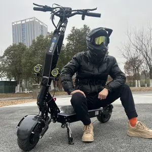 Hoge Snelheid App Controle Ebs Rem E Scooter Dual Motor 8000W 10000W 15000W 30-50ah 72V Elektrische Scooter Krachtige Volwassene