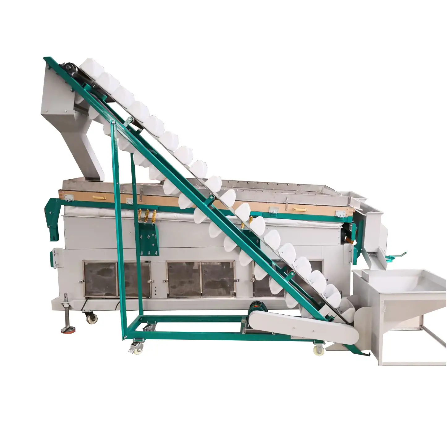 Mesin pemisah biji jagung, mesin pemisah biji jagung Paddy, pemisah gravitasi spesial untuk peralatan pertanian